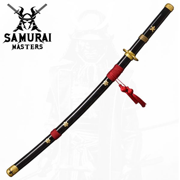 Black Handmade Carbon Steel  Katana Japanese Samurai Sword