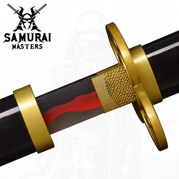 Black Handmade Carbon Steel  Katana Japanese Samurai Sword