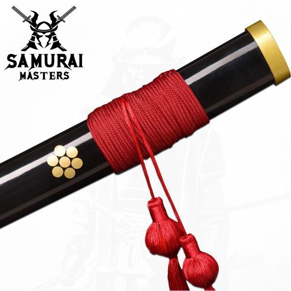 Black Handmade Carbon Steel  Katana Japanese Samurai Sword