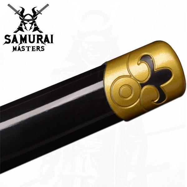 Black Handmade Carbon Steel  Katana Japanese Samurai Sword